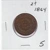 Image 1 : 2 CENT 1864 PIECE SHIELD