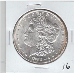 1883 $1 SILVER MORGAN HIGH GRADE FLASHY