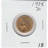 Image 1 : $2.5 GOLD INDIAN QUARTER EAGLE 1925 D