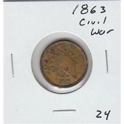 1863 CIVIL WAR TOKEN