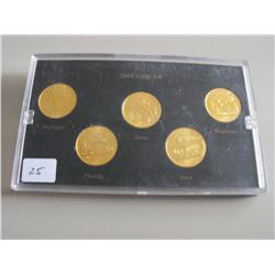 2004 GOLD QUARTER SET 5 STATES