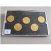 Image 1 : 2004 GOLD QUARTER SET 5 STATES