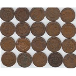 20 INDIAN HEAD CENTS