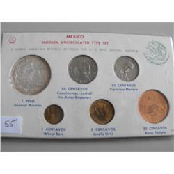 SILVER MEXICO TYPE SET