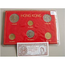 HONG KONG SET WITH CURRENCY