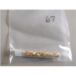 VIAL OF GOLD FLAKE