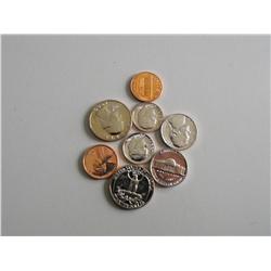 LOT OF PROOF COINS MIX DATE 1968 1969 (UNC)