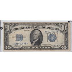 $10 SILVER CERTIFICATE 1934 A