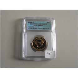 ICG MS 67 2008 $1 VAN BUREN