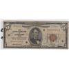Image 1 : $5 FRBN CLEVELAND OHIO  BROWN SEAL 1929