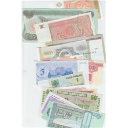 OVER 25 UNC WORLD NOTES