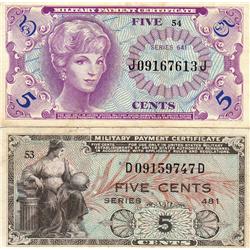 2 MPC MILITARY PAYMENT CERTIFICATES SERIES 641 & 481