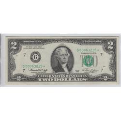 STAR $2 FRN 1976 BICENTENNIAL NOTE