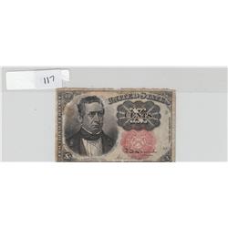 10 CENT FRACTIONAL CURRENCY 5TH ISSUE