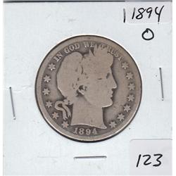 BARBER 1894 O HALF DOLLAR