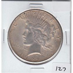 $1 PEACE 1922 S