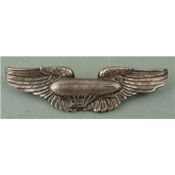 1921 Airship Pilot Badge Sterling Silver Wing Repro