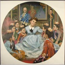 William Chambers Original Painting from The King and I