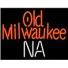 Image 1 : Old Milwaukee NA 2 Color Neon Beer Bar Sign 1996