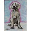 Image 1 : Duerrstein Original Dog Painting Young Labrador