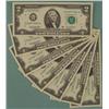 Image 1 : 7) 2003 A Consecutive $2 Bills G Mint Notes Chicago CU