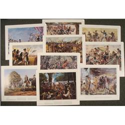 Set 10 National Guard Heritage US Military Art Prints