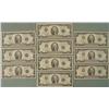 Image 1 : 10 UNC 1995 $2 Two Dollar Bills, Notes F Mint Atlanta