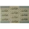 Image 2 : 10 UNC 1995 $2 Two Dollar Bills, Notes F Mint Atlanta