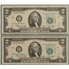 Image 1 : 2 Consec Numbered 1976 $2 Bills, Notes E Mint Richmond