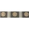 Image 2 : Set of 3 Susan B Anthony Dollars Slabbed 1979P,D,S MS70