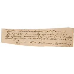 Declaration of Independence: William Williams