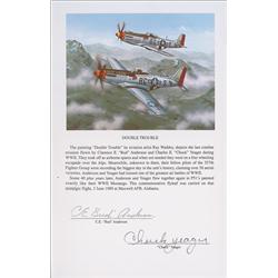 C. E. ‘Bud’ Anderson and Chuck Yeager