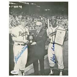 Hank Aaron and Eddie Mathews