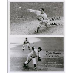 Bob Feller and Don Larsen