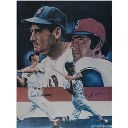 Ted Williams and Carl Yastrzemski