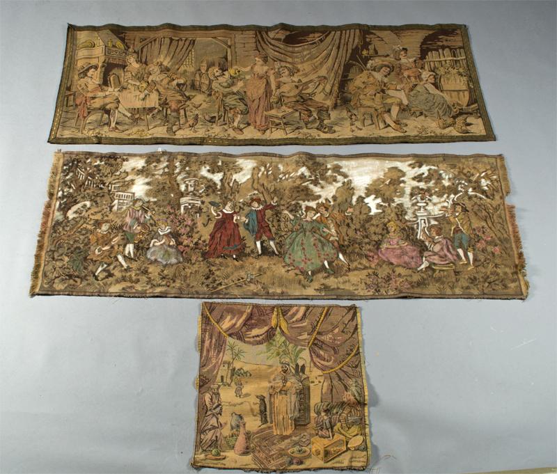(3) European Antique Tapestries