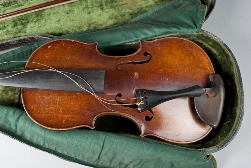 Antique Nicolaus Amati Copy Cased Violin