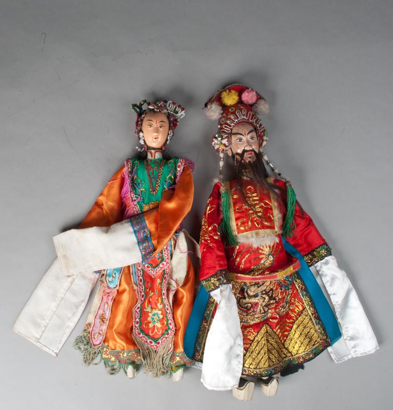 antique chinese wooden dolls