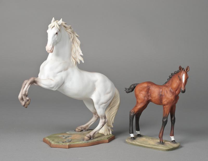 (2) Kaiser Porcelain Horse Figurines