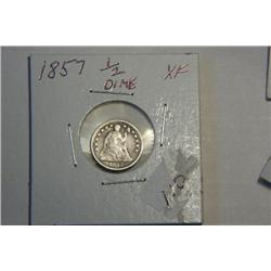 1857 1/2 DIME