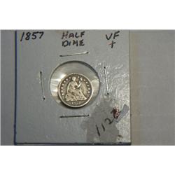 1857 1/2 DIME