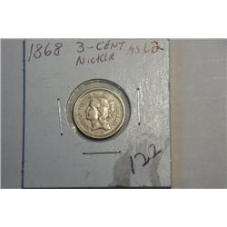 1868 3-CENT NICKEL