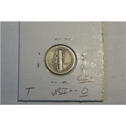 1916 S MERCURY DIME