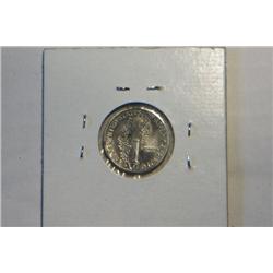 1942 D MERCURY DIME