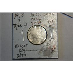 1913 S BUFFALO NICKEL