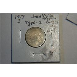 1913 S BUFFALO NICKEL