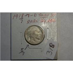 1918/7 D BUFFALO NICKEL