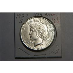 1922 S PEACE DOLLAR