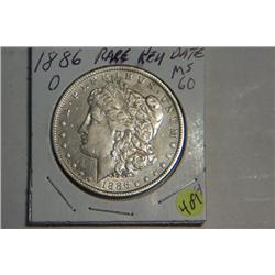 1886 O MORGAN DOLLAR
