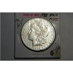 1892 O MORGAN DOLLAR